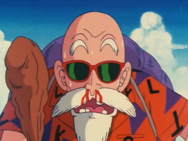 Nosebleeding Master Roshi by L-Dawg211 on DeviantArt