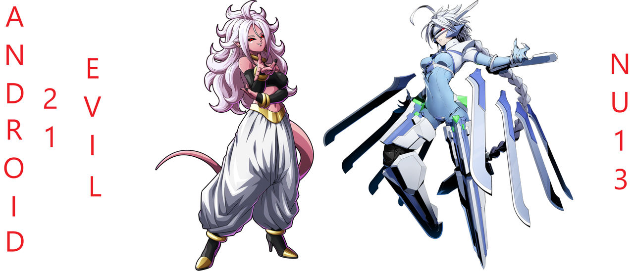 Android 21 (Evil) and Nu-13 01 by L-Dawg211 on DeviantArt
