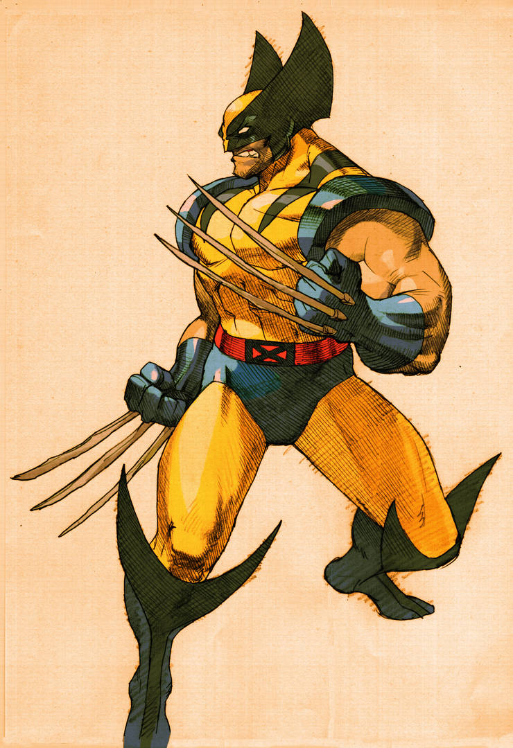 Wolverine with bone claws (Marvel vs. Capcom 2) by L-Dawg211 on DeviantArt