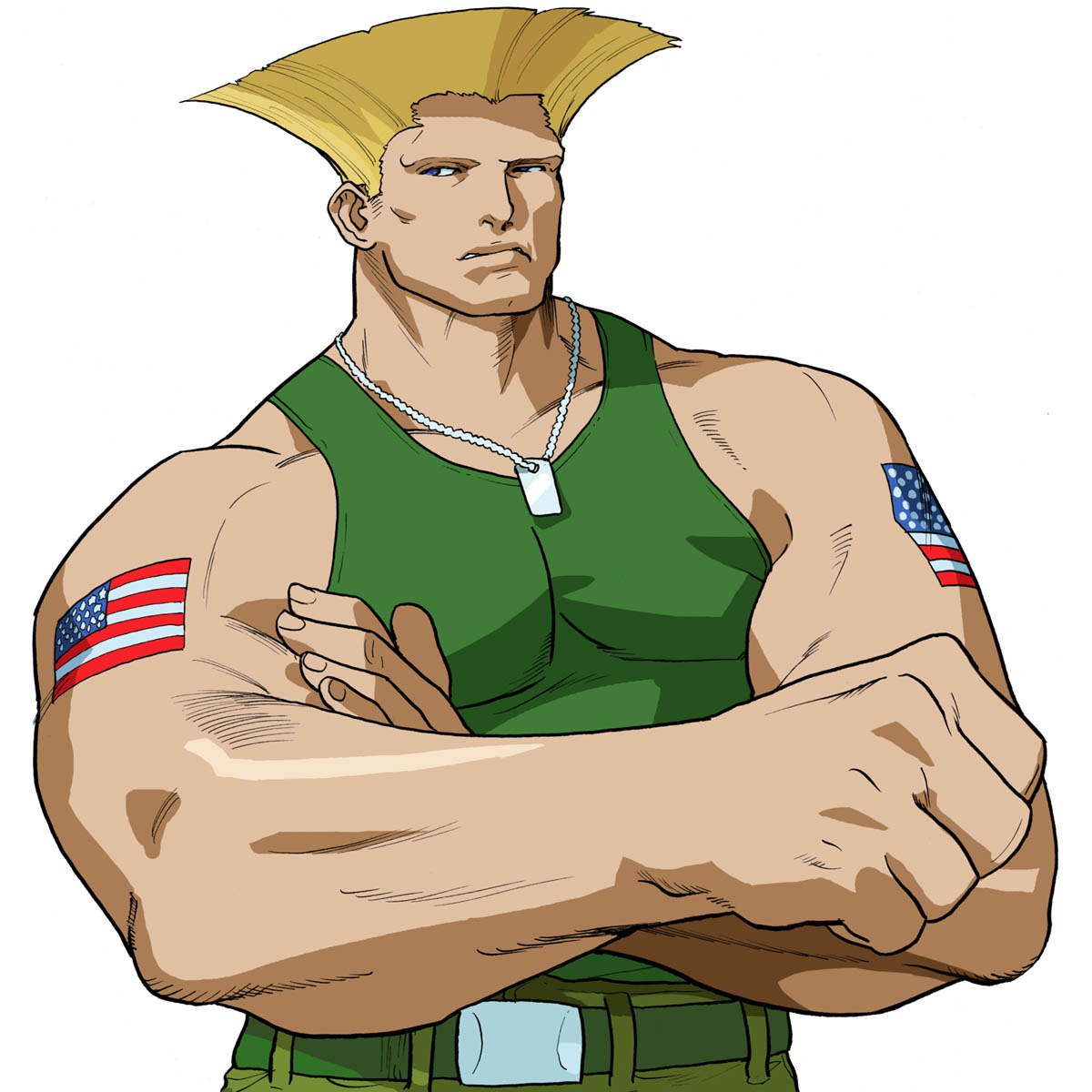 Guile (Street Fighter Alpha Battle Sprite) by L-Dawg211 on DeviantArt