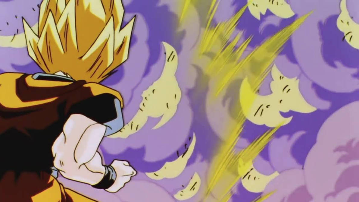 Goku (Super Saiyan) blows up Yakon by L-Dawg211 on DeviantArt