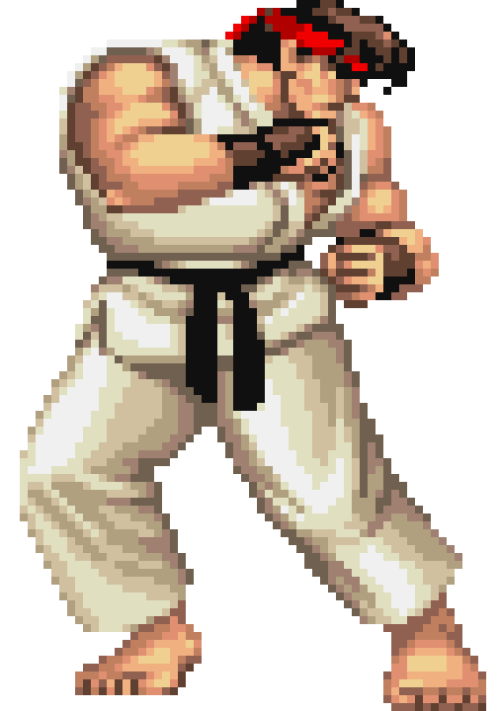 Ryu (Street Fighter II Battle Sprite) by L-Dawg211 on DeviantArt
