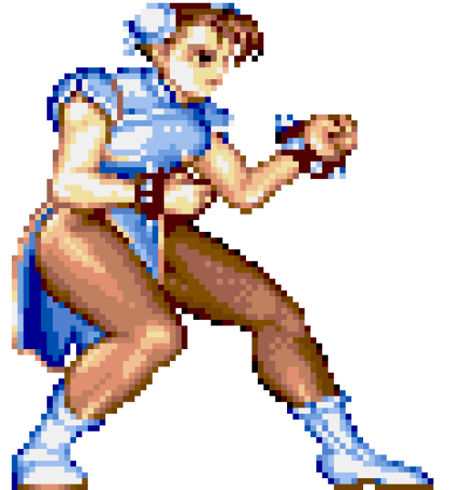 Chun Li First Sprite Chun-Li (Street Fighter II Battle Sprite) by L-Dawg211 on DeviantArt