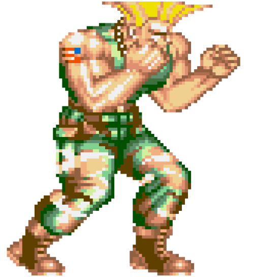 Vega (Street Fighter II Battle Sprite) by L-Dawg211 on DeviantArt