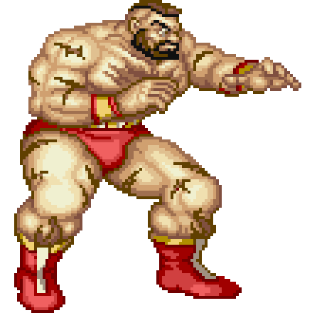 Zangief (Street Fighter II Battle Sprite) by L-Dawg211 on DeviantArt