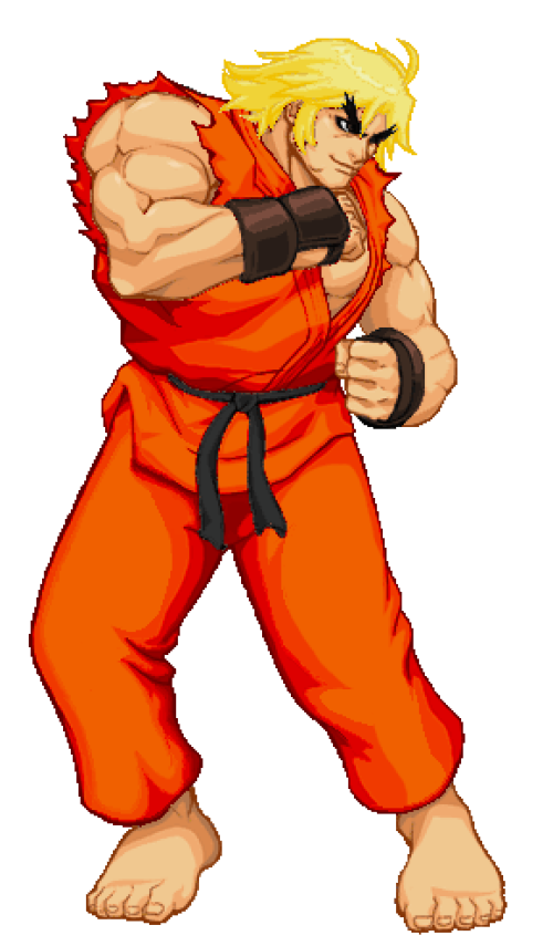 Guile (Street Fighter Alpha Battle Sprite) by L-Dawg211 on DeviantArt