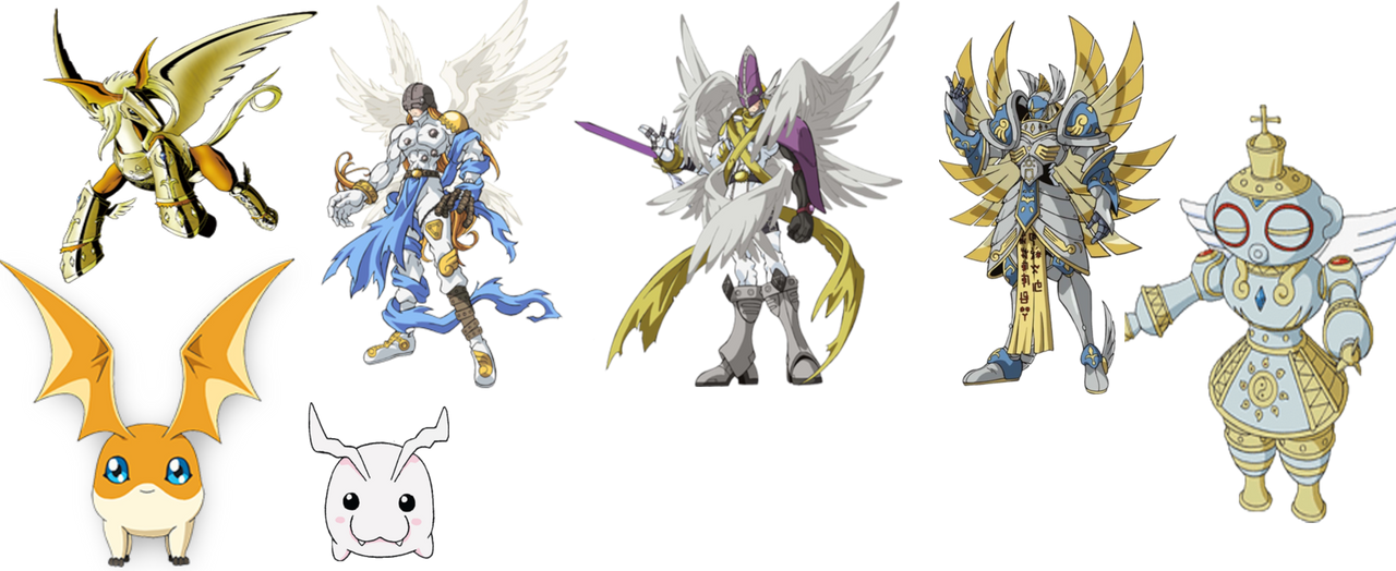 Digimon First Forms Patamon's forms (Digimon Adventure) by L-Dawg211 on DeviantArt