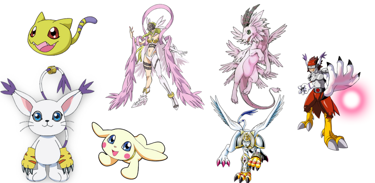 Digimon First Forms Gatomon's forms (Digimon Adventure) by L-Dawg211 on DeviantArt