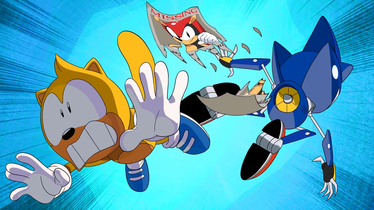 Ray being ambushed by Metal Sonic by L-Dawg211 on DeviantArt