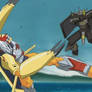 WarGreymon vs. BlackWarGreymon