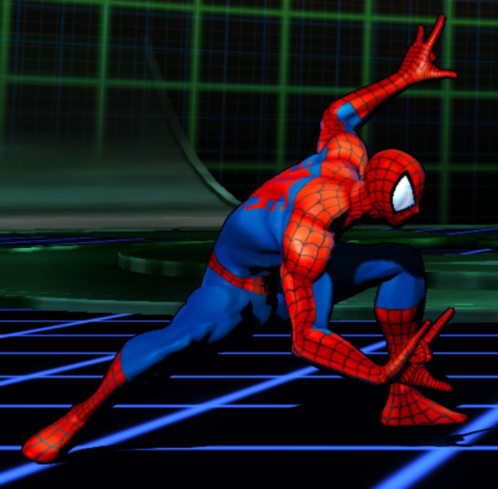 Spider-Man Battle Stance (UMvC3) by L-Dawg211 on DeviantArt