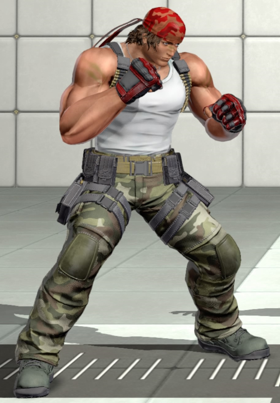 Ralf Jones Battle Stance (KOF XIV) by L-Dawg211 on DeviantArt