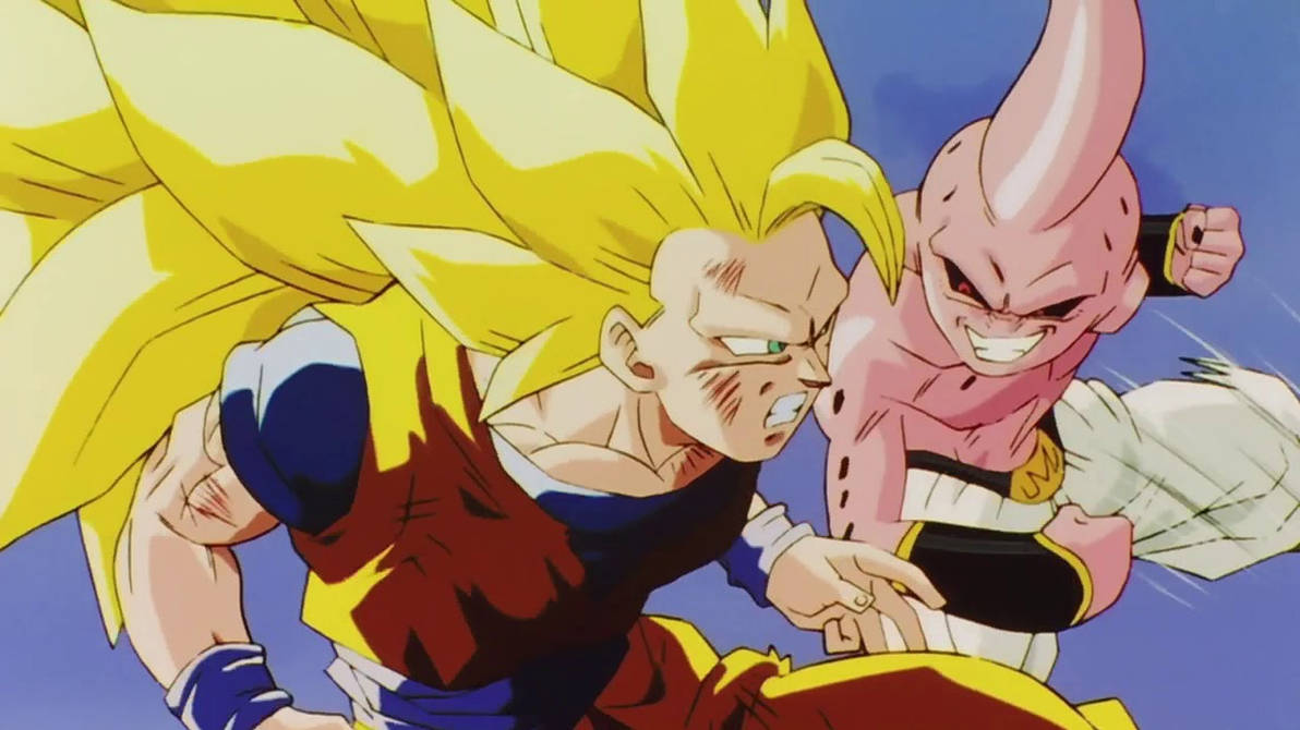 Ssj3 Goku and Ssj2 Vegeta Lf #ssj3goku #ssj2vegeta #buusaga #kidbuu