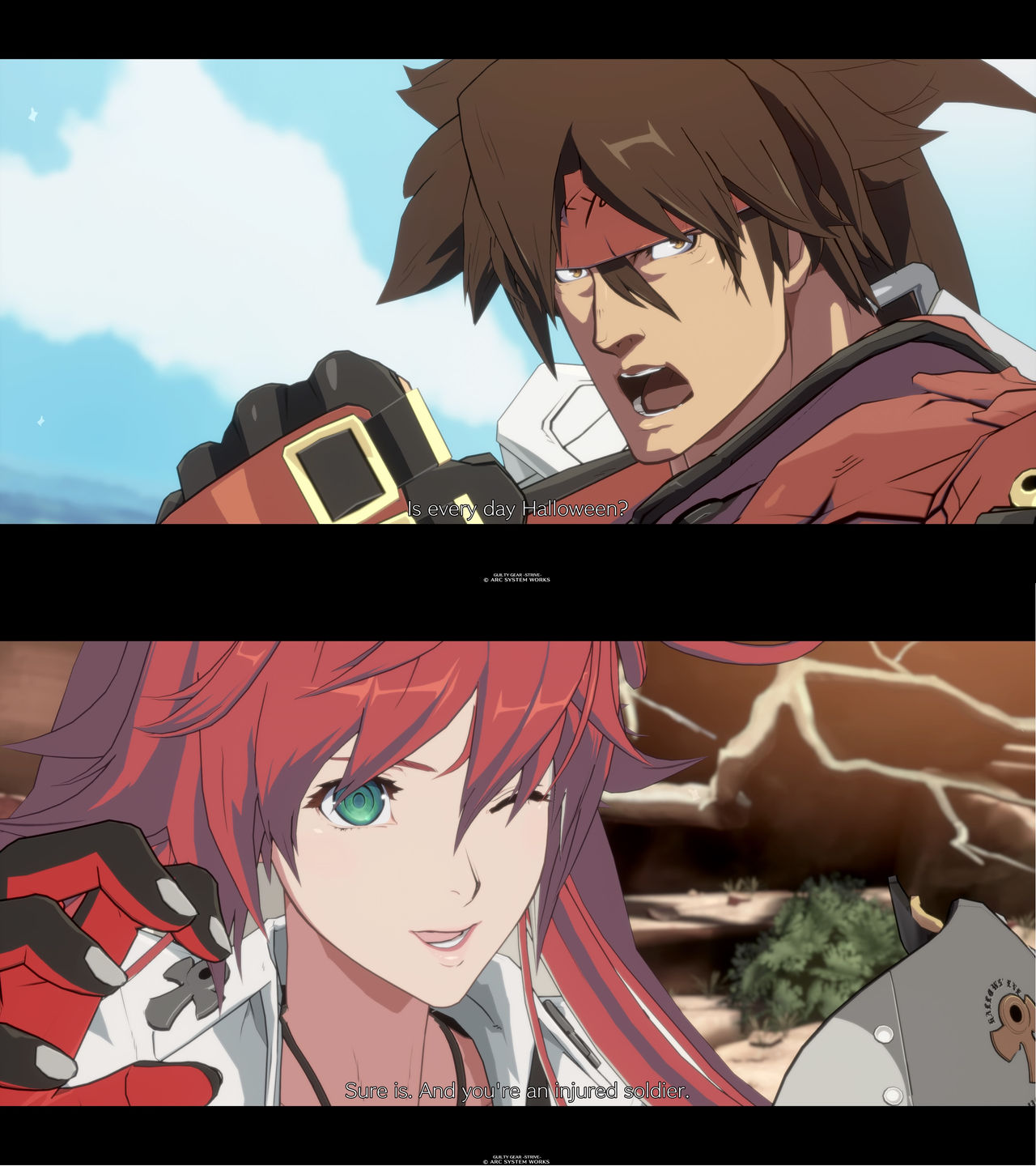 Sol Badguy vs. Jack-O' Valentine Intro scene 02 by L-Dawg211 on DeviantArt