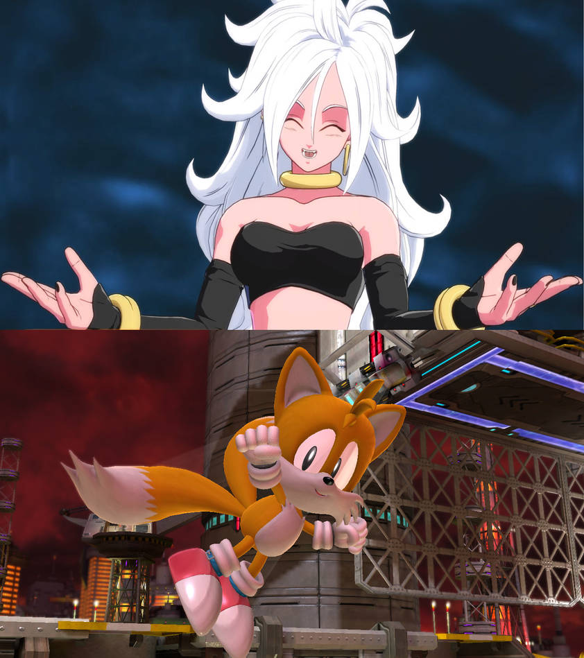 Tails Android Android 21 (Good) wants to hug Classic Tails by L-Dawg211 on DeviantArt