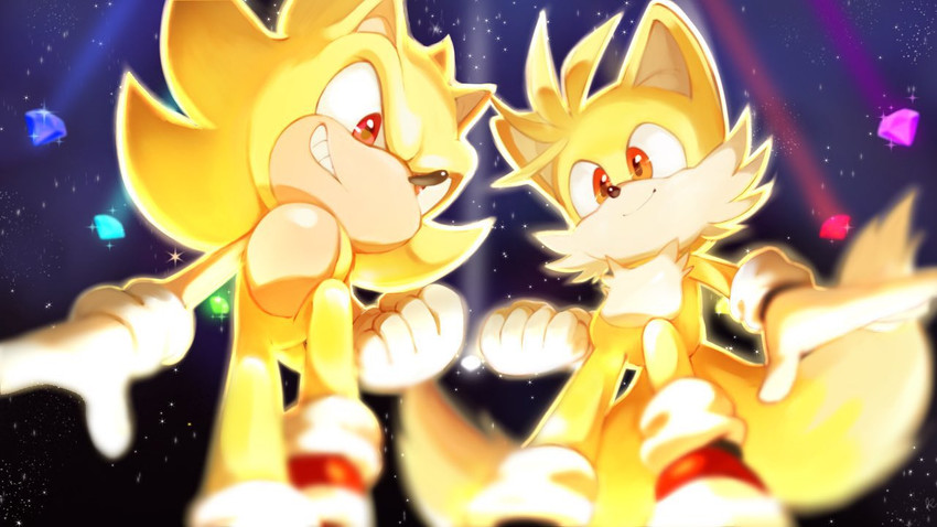 Super Tails  Hedgehog art, Sonic fan art, Sonic art