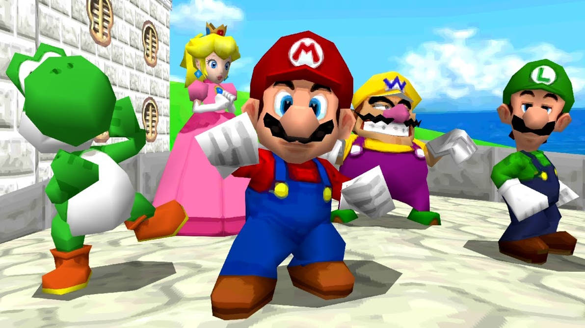 Mario and the crew (64 DS) by L-Dawg211 on DeviantArt