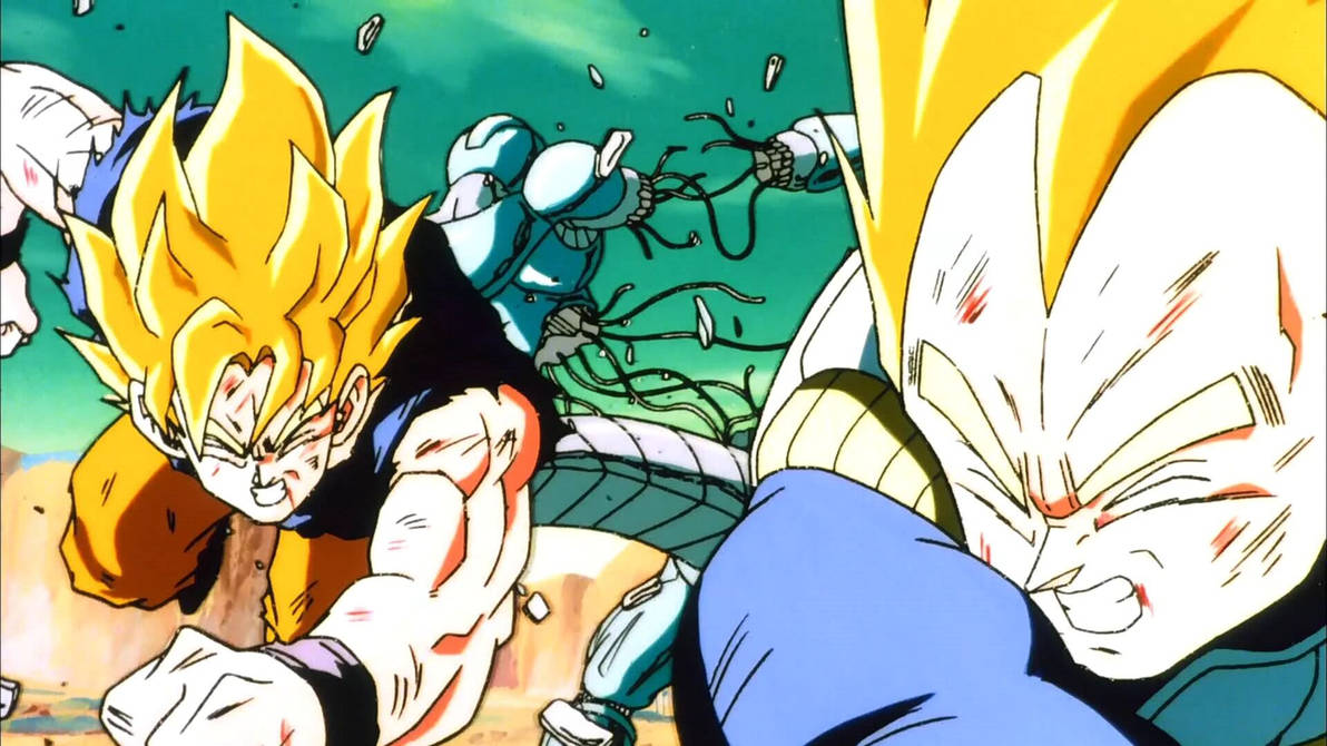 Goku and Vegeta vs. Metal Cooler by LDawg211 on DeviantArt