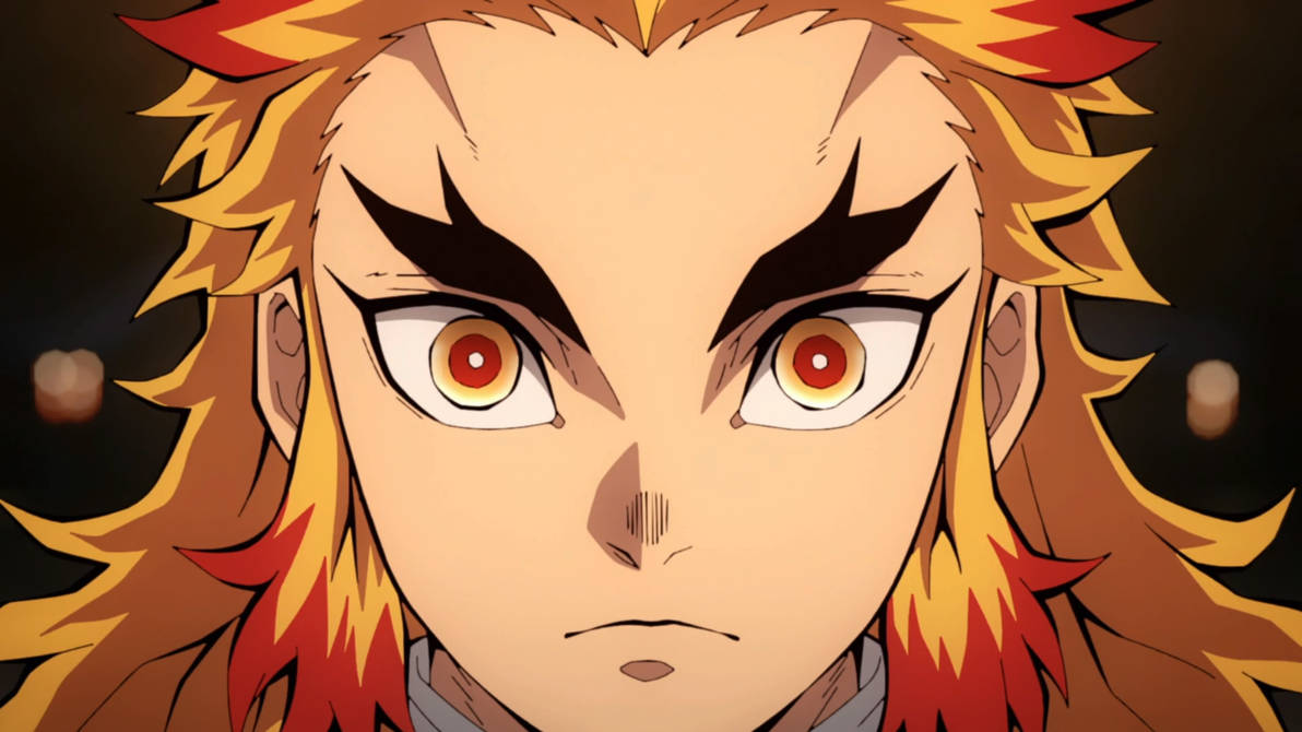 Kyojuro Rengoku's serious face by L-Dawg211 on DeviantArt