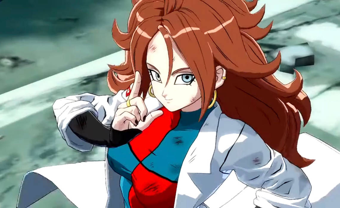 Lab coat 21 does a dio pose in her lvl3 : r/dragonballfighterz