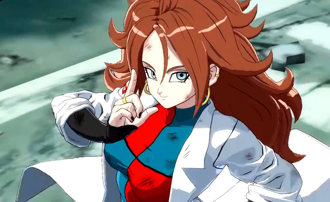 Android 21 (Lab Coat) Win Pose without glasses by L-Dawg211 on DeviantArt