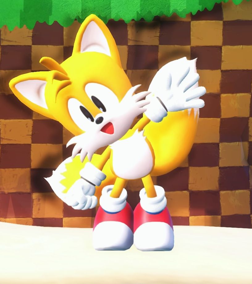 Tails waving hello by L-Dawg211 on DeviantArt