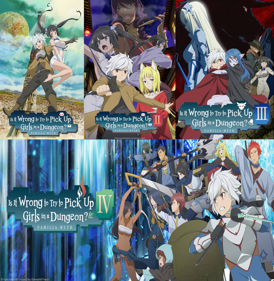 Will There Be A Season 6 Of Danmachi Danmachi Seasons 1-4 by L-Dawg211 on DeviantArt