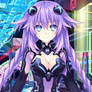 Purple Heart's determined expression