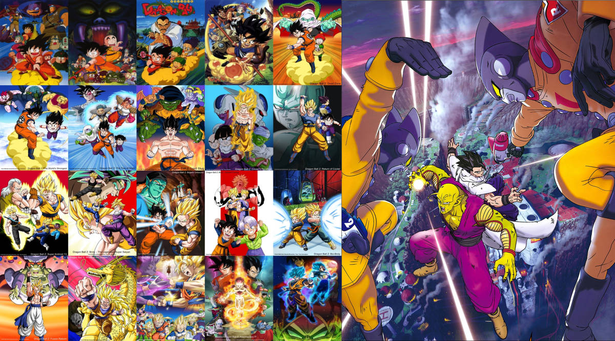 Dragon Ball Z List Of Movies All Dragon Ball Movies by L-Dawg211 on DeviantArt