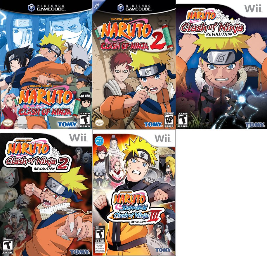 All Naruto Clash of Ninja games by L-Dawg211 on DeviantArt