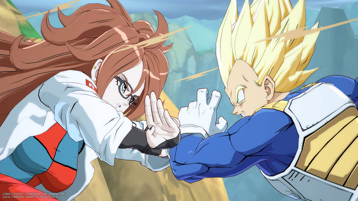 Android 21 (Lab Coat) spars with Vegeta (SSJ) by L-Dawg211 on DeviantArt