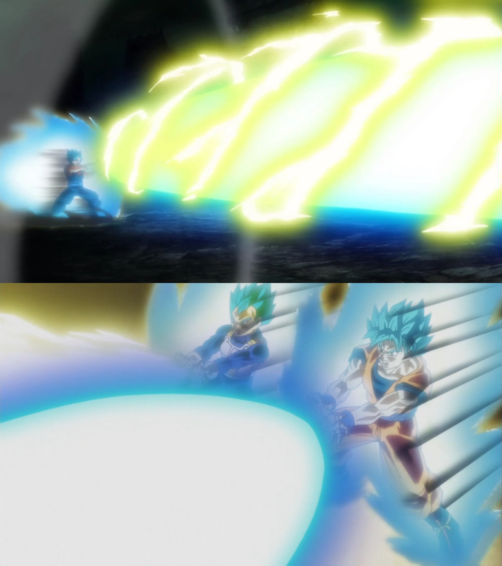 Final Flash + Kamehameha 