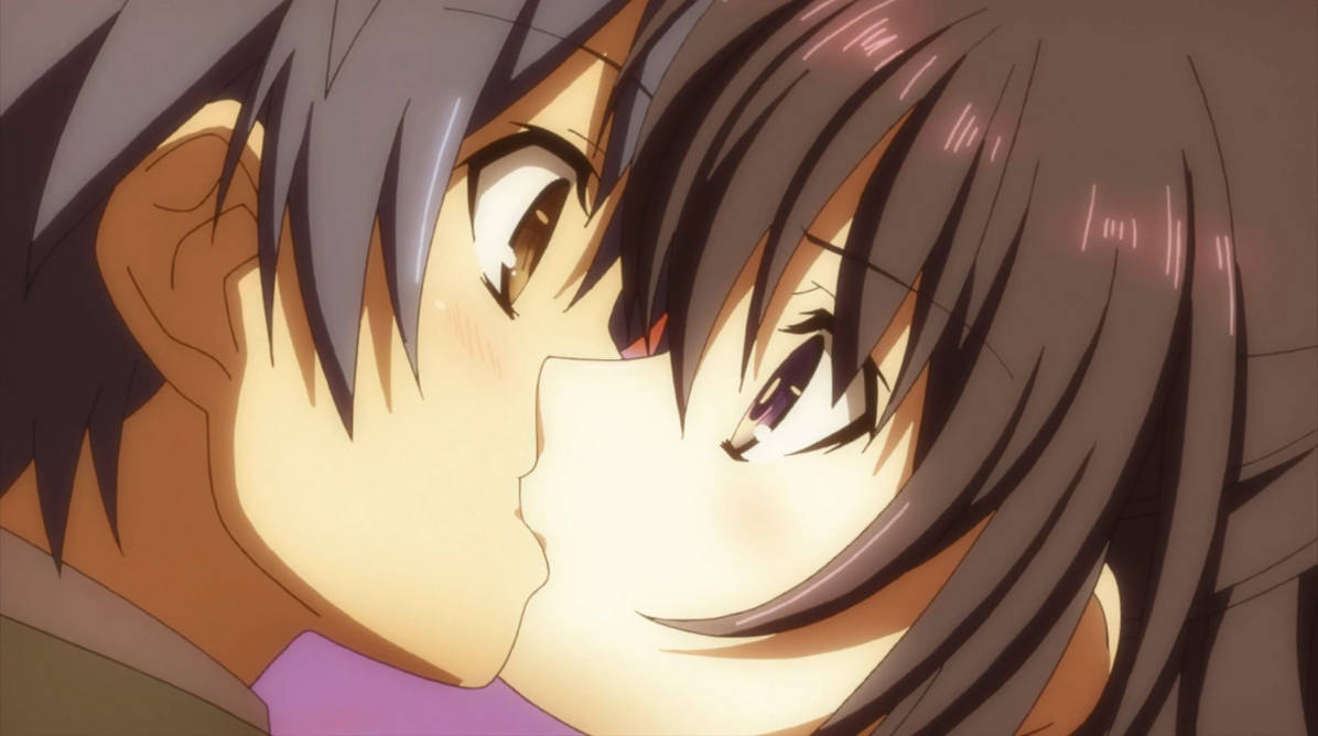 Рандеву не могу спать ни с кем. Шидо и тока поцелуй. Куруми и Шидо поцелуй.