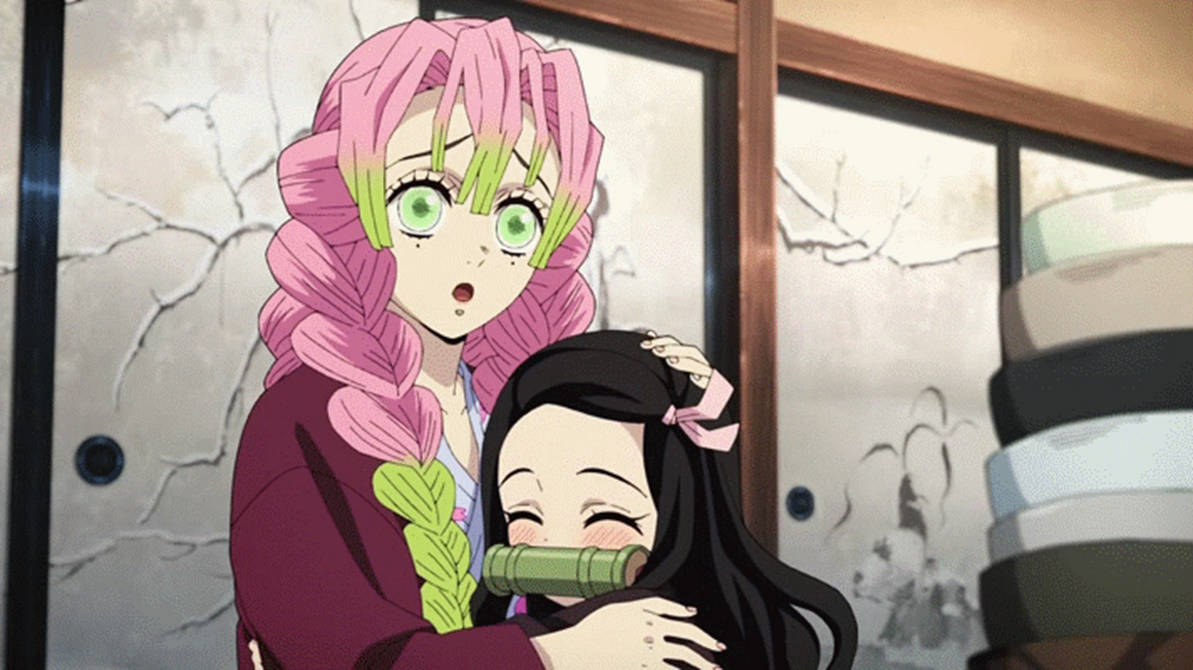 Mitsuri hugging Nezuko by L-Dawg211 on DeviantArt