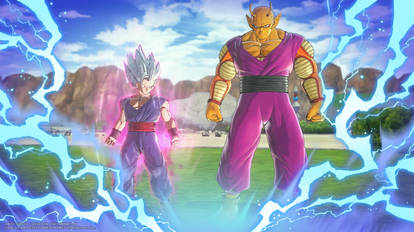 Gohan Beast and Orange Piccolo