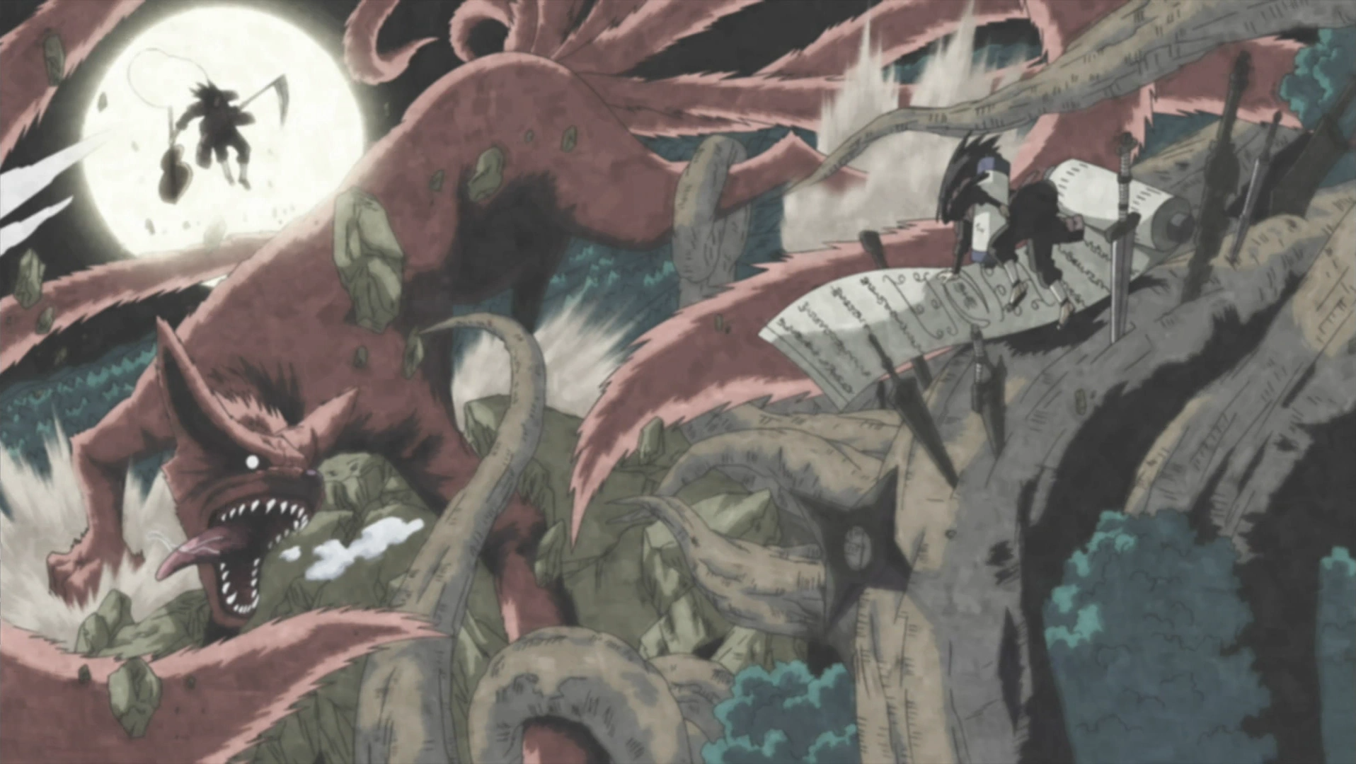 How was Hashirama in the reaper death seal in Naruto?