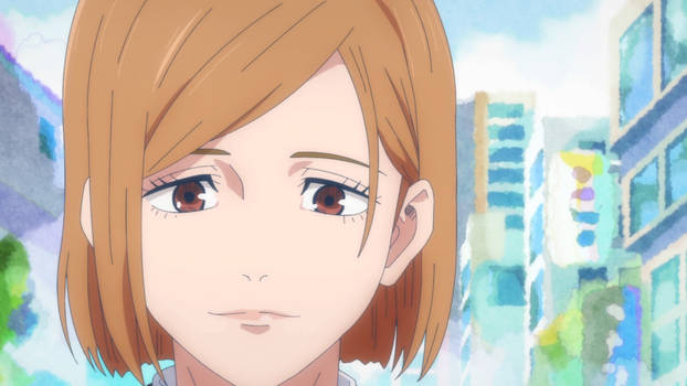 Nobara Kugisaki's cute and beautiful smile