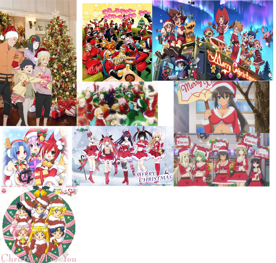 Cool and cute celebrating Christmas Collage 02 by L-Dawg211 on DeviantArt