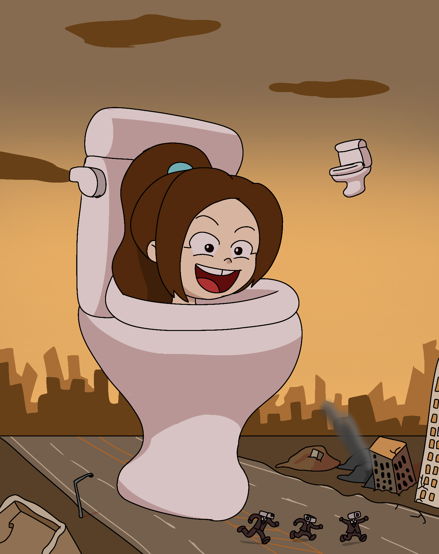 Valerie as Skibidi Toilet by Pepper-Color on DeviantArt