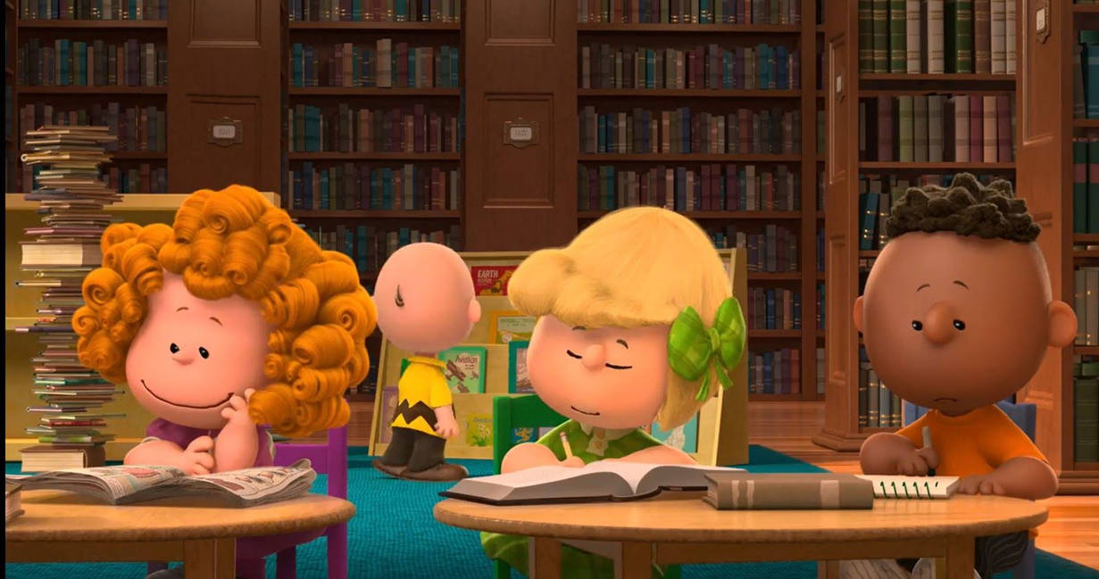 The Peanuts Gang at the Library by PeanutsLegoToons on DeviantArt