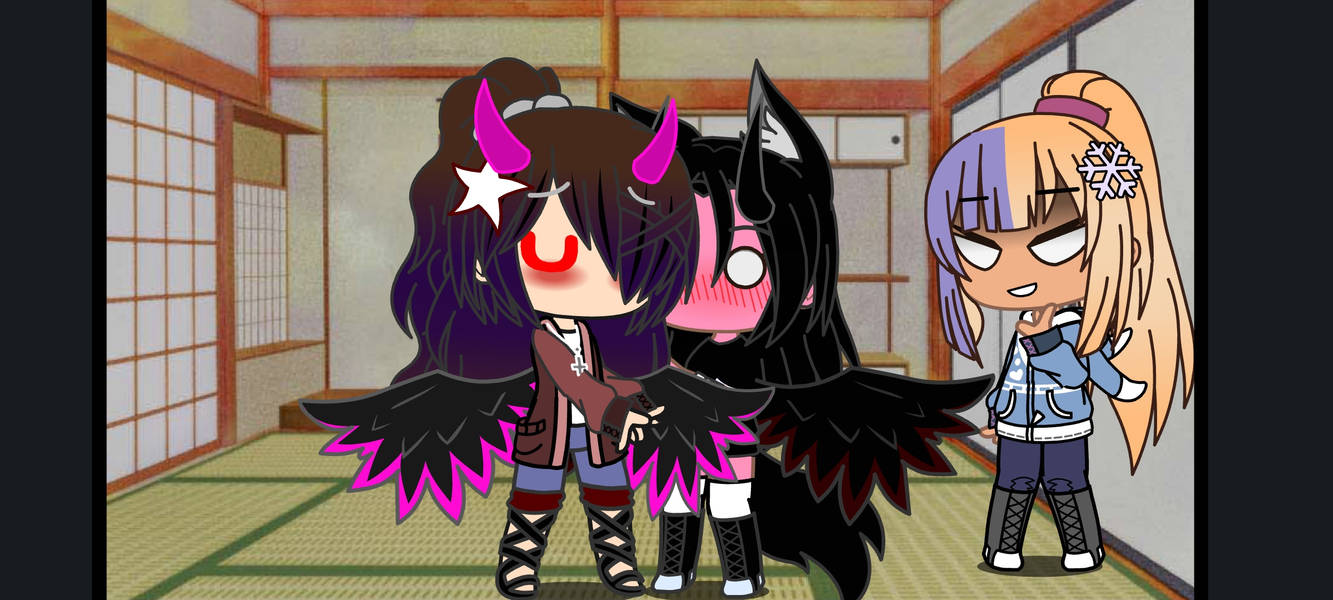 a random kiss by Wolfielolbit on DeviantArt