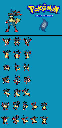 How to Make Pokemon Sprites (Mega Lucario) 