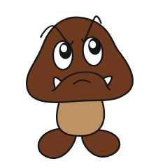 Goomba Vector Goomba Vector by pikmin789 on DeviantArt