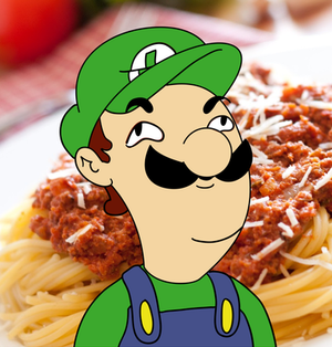 Luigi Likes Lots of Spaghetti