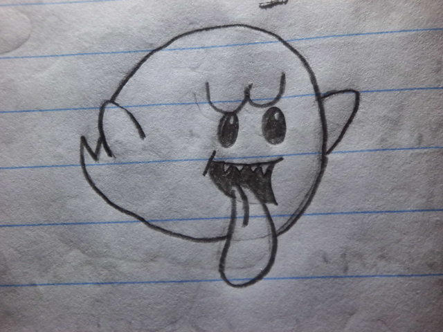 Boo drawing part 1 by LuiH64 on DeviantArt