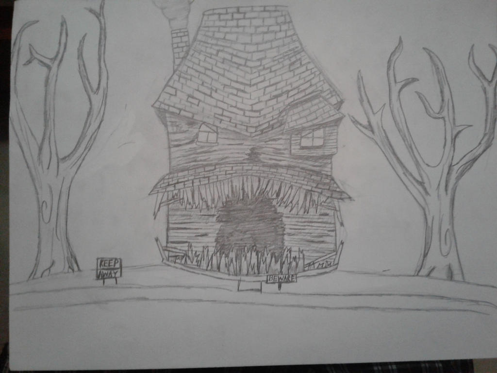 Monster House drawing by LuiH64 on DeviantArt