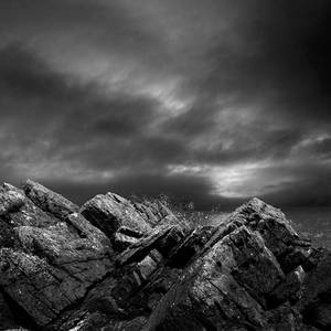 Sea-Sky-and-Rocks