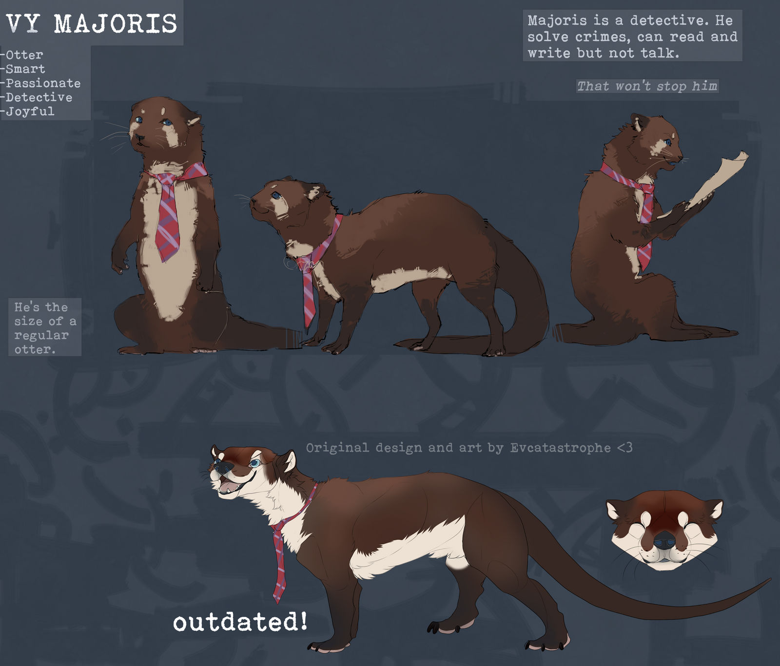 Referenses on Otter OCs DeviantArt