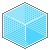 Blue Jelly Cube