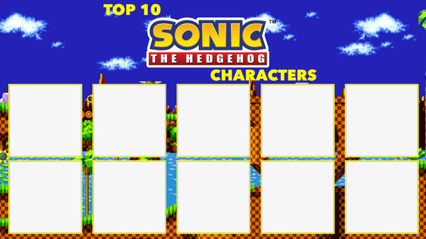 Top 10 Sonic the Hedgehog Characters Meme